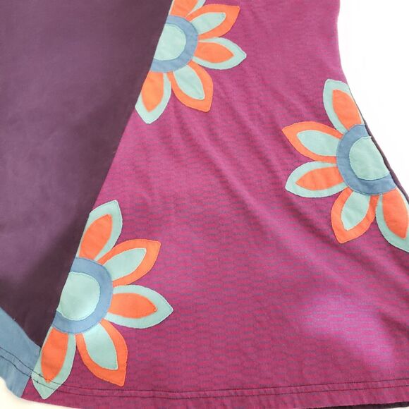 Leopards & Roses | Women's SIZE S Embroidered Art-to-Wear Artsy Tunic Shirt Y2K - Picture 3 of 8